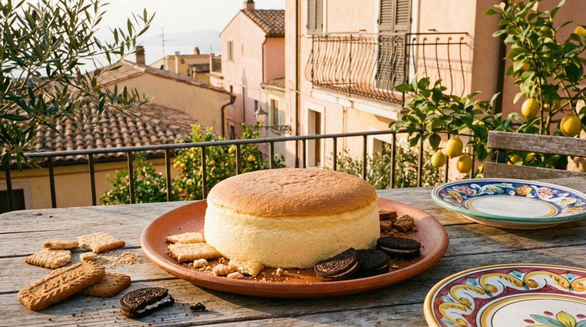 Cheesecake giapponese con formaggio fresco: abbiamo provato biscotti petit-beurre, speculoos e Oreo, ecco l'unica versione che merita davvero di essere assaggiata!