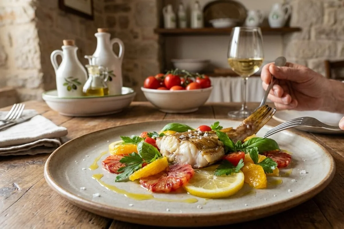 Coda di rospo saltata agli agrumi: un piatto raffinato, ultra tenero che esplode di sapori e conquista ogni palato