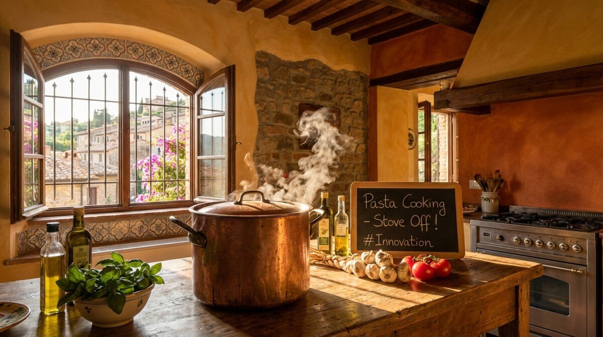 Cuocere la pasta a fuoco spento? Scopri perché questo metodo rivoluzionerà le cucine nel 2026
