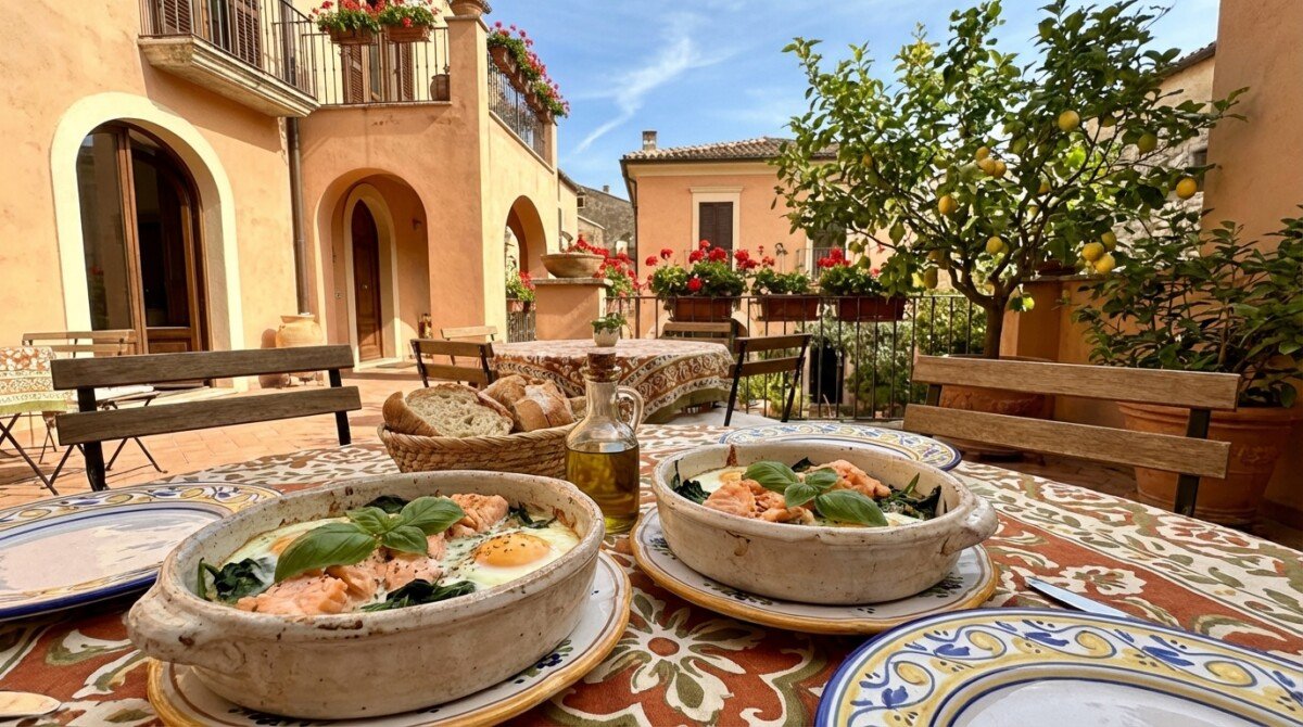 Ho provato queste uova cocotte con spinaci e salmone e da allora a casa non si vuole più fare il brunch senza di loro