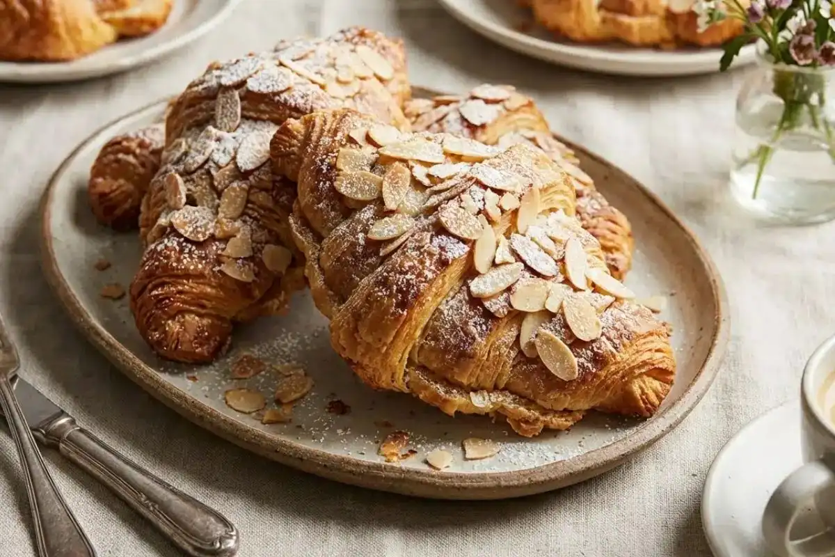 Incredibilmente soffici, dorati e ricchi: i cornetti alle mandorle fatti in casa che rendono il weekend indimenticabile