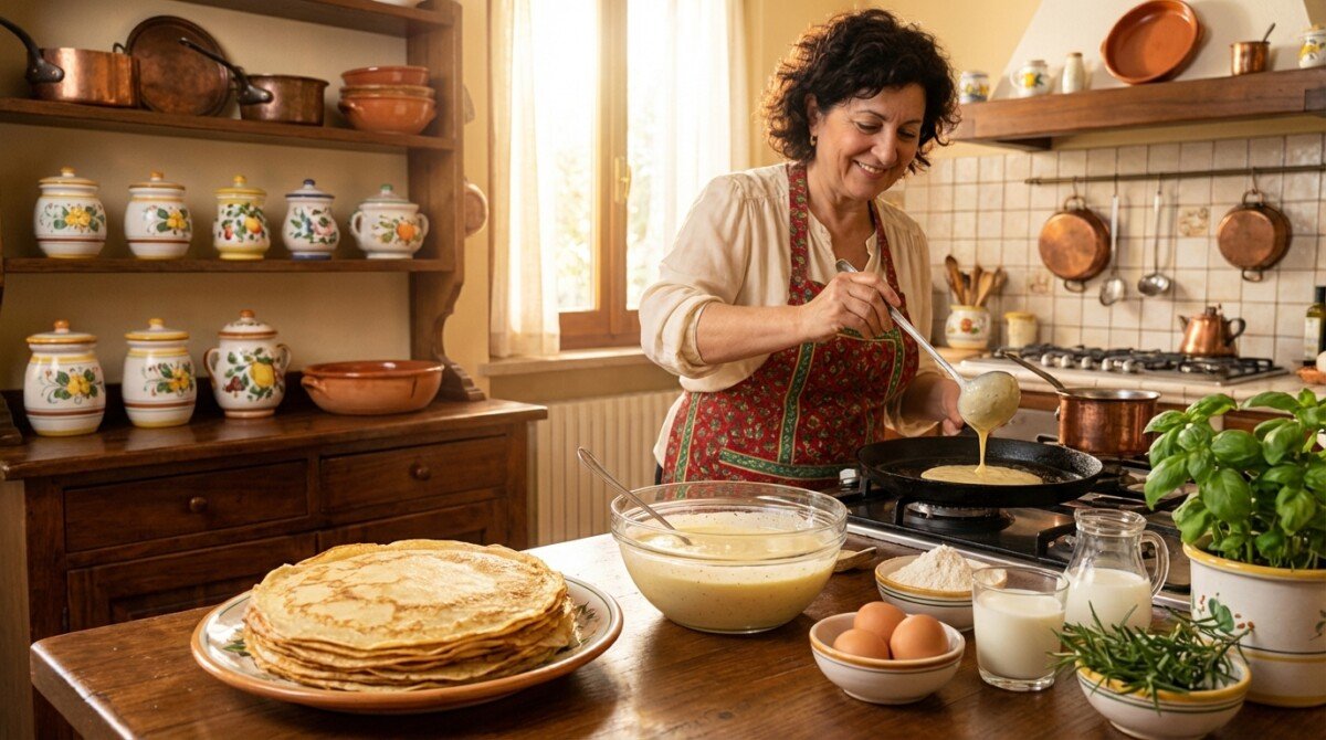 la pastella di pierre hermé per crêpes dorate, profumate e irresistibilmente deliziose, perfetta per celebrare la candelora con un tocco di dolcezza e tradizione.