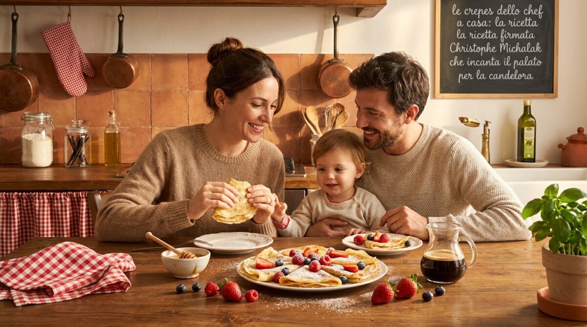 Le crepes dello chef a casa: la ricetta firmata Christophe Michalak che incanta il palato per la Candelora