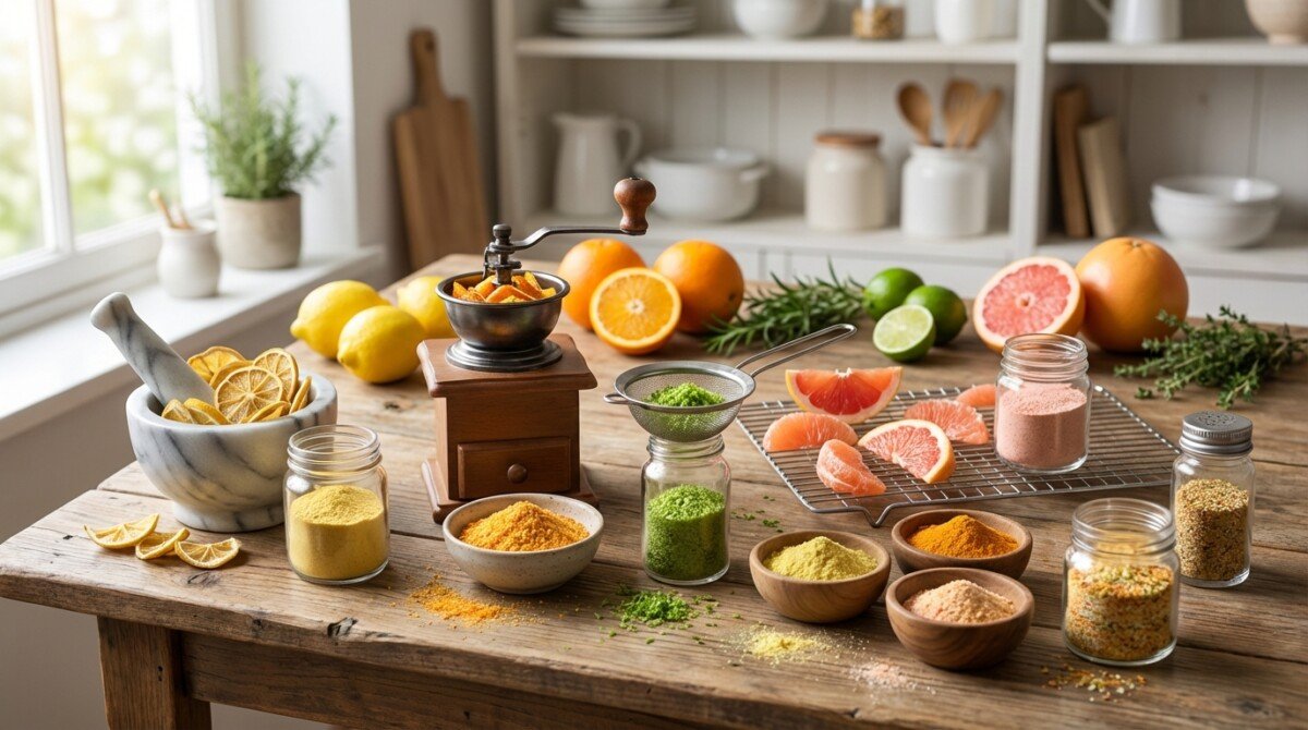 scopri 7 modi sorprendenti per trasformare le bucce degli agrumi in una polvere magica da usare in cucina, evitando sprechi e valorizzando i tuoi piatti con sapori unici.