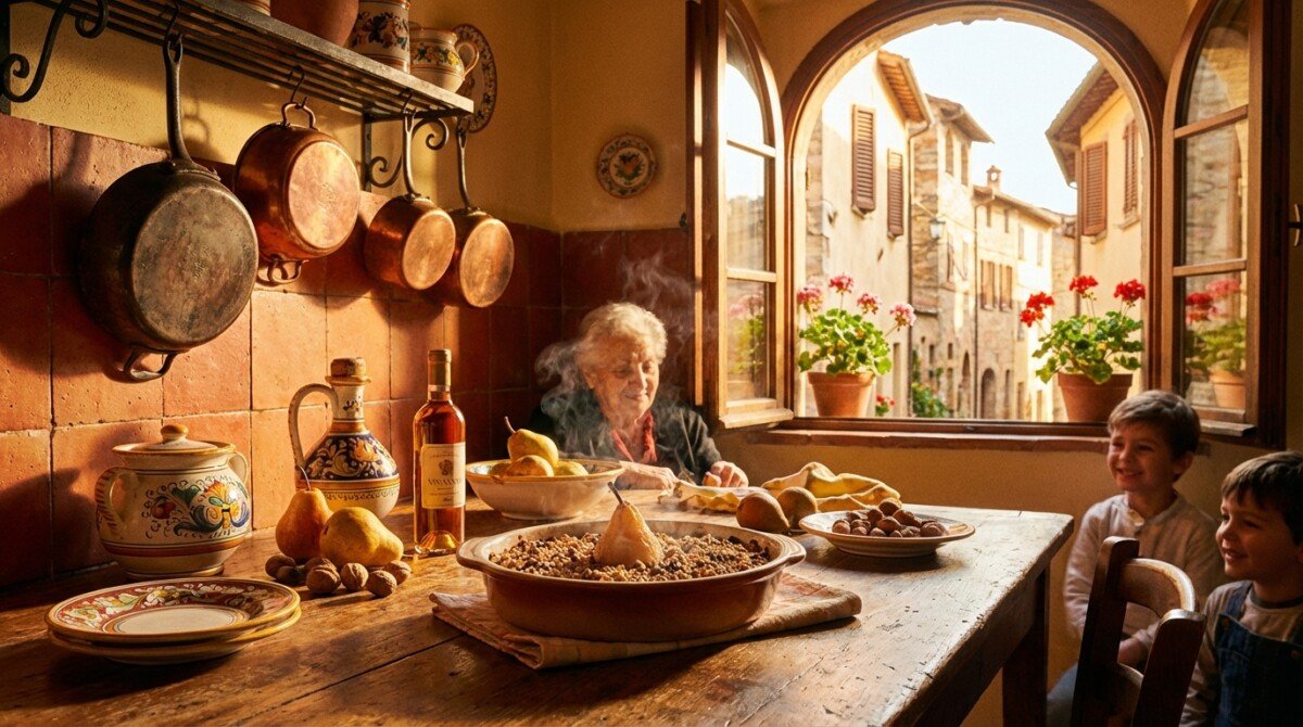 scopri il delizioso crumble caldo con pere, cioccolato e nocciole, un irresistibile dessert al forno che conquista tutti gli amanti dei dolci golosi.