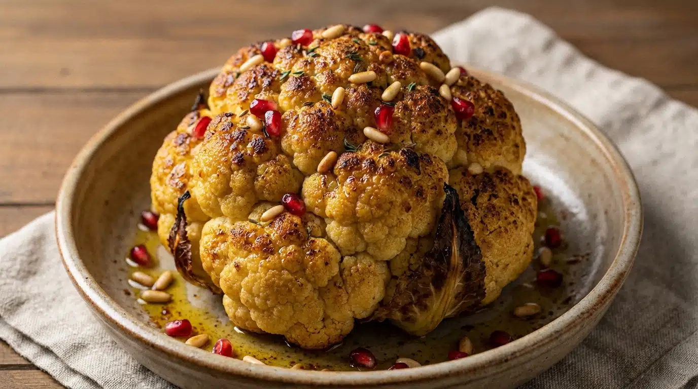 Questo cavolfiore al forno sembra un piatto da ristorante ma è facilissimo e la sua dolcezza speziata sorprende anche chi dice di odiarlo