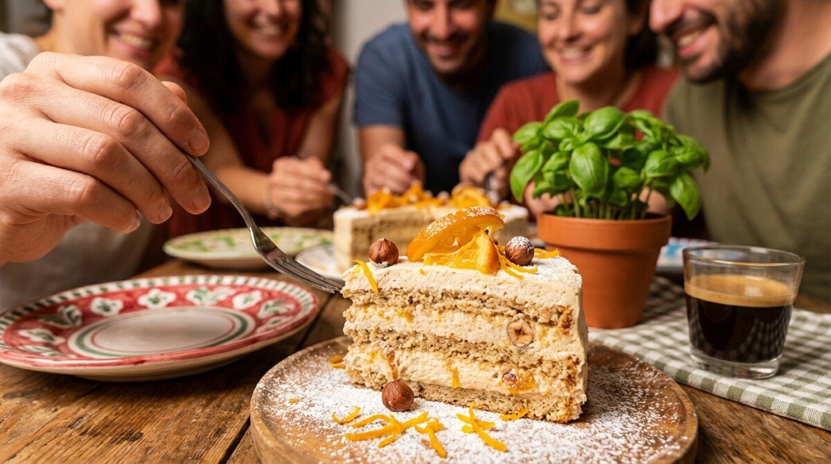 Torta alla crema di nocciole e arancia: l'abbinamento inaspettato che conquista tutti gli amanti del dolce