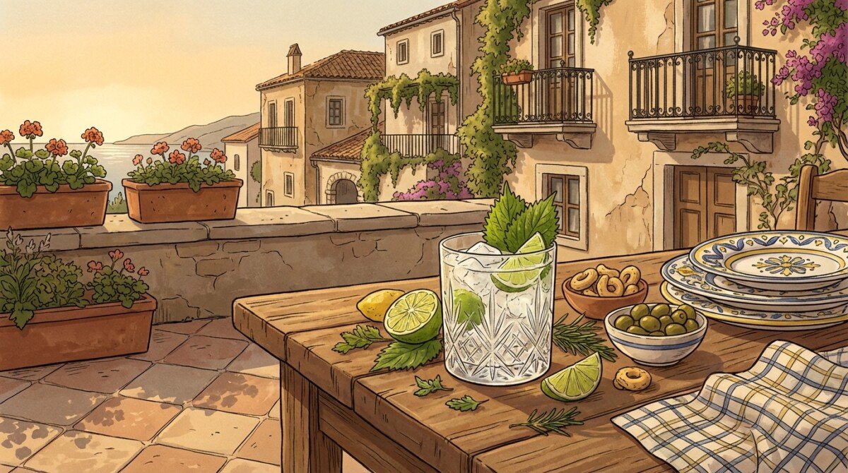 Un giorno, un cocktail: vodka tonic con lime e shiso, l’armonia vegetale perfetta per un aperitivo leggero