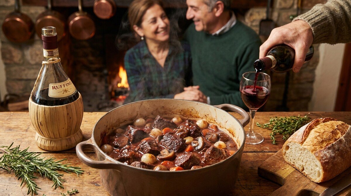 scopri il sapore autentico del boeuf bourguignon fatto in casa: un vino pregiato, una cottura lenta e una carne tenera che conquisteranno il tuo palato.