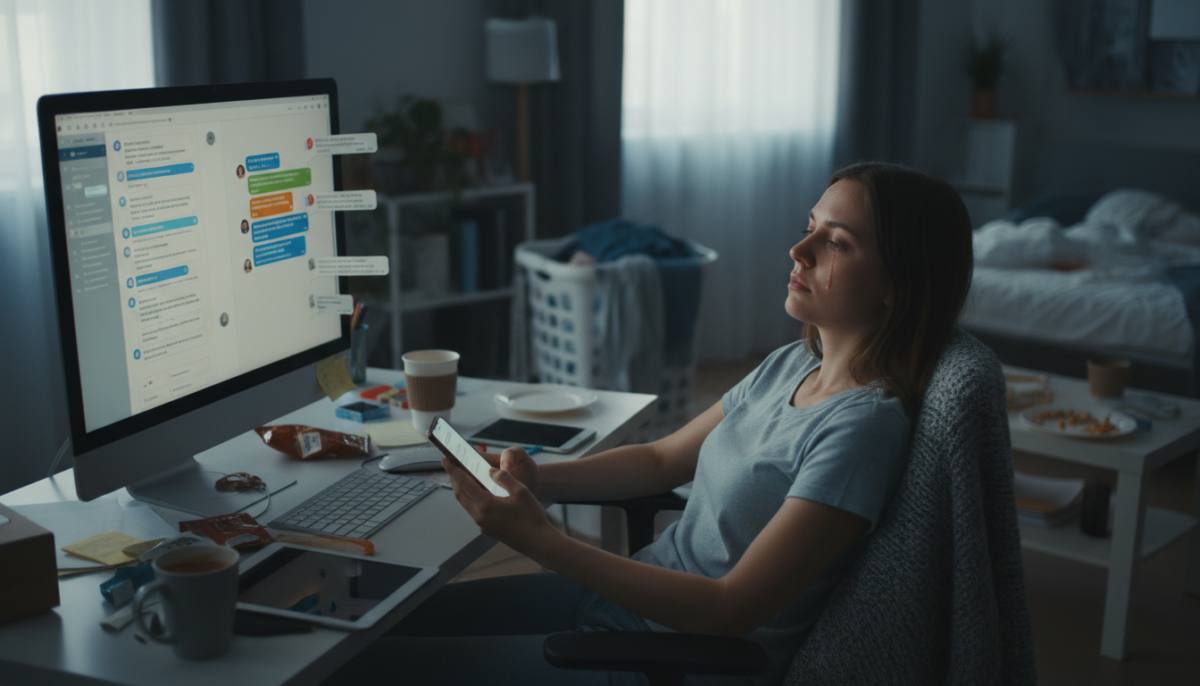 scopri quali abitudini evitare lavorando da remoto per prevenire il peggioramento della dipendenza affettiva e mantenere un equilibrio sano tra vita professionale e personale.