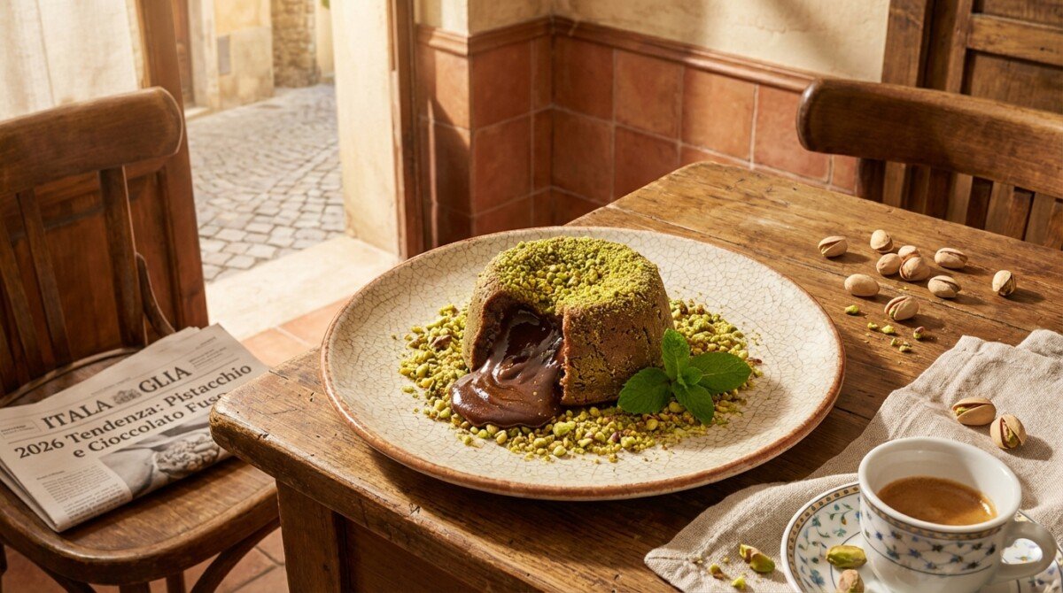 addio al classico fondente al cioccolato: nel 2026 trionfa il morbido al pistacchio con cuore fondente, la nuova delizia che conquisterà tutti gli amanti del dolce.