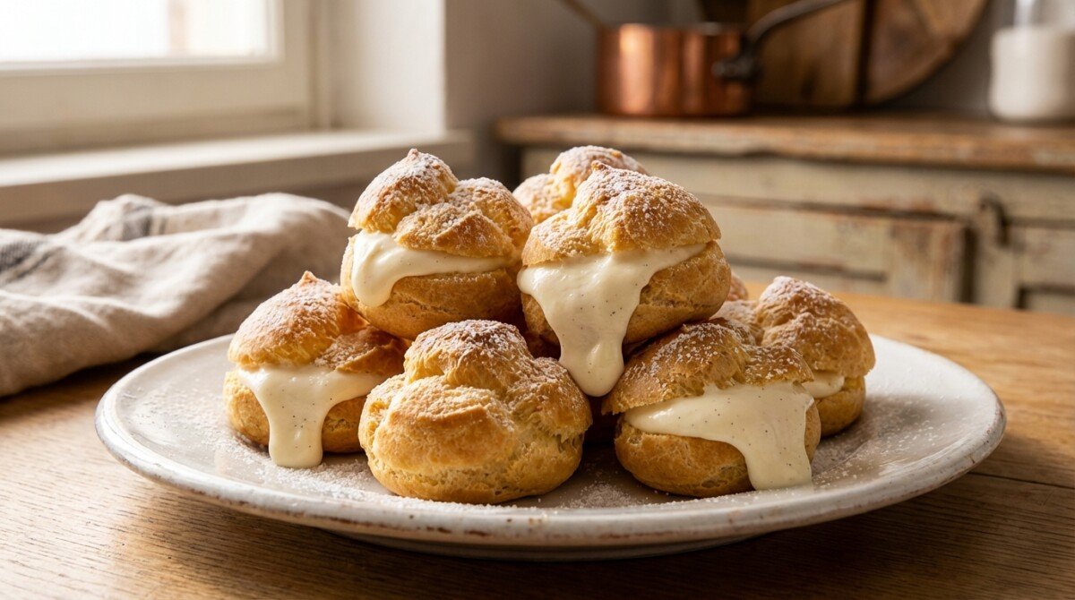 scopri la ricetta facile e veloce dei bignè con crema chantilly, un dolce soffice e irresistibile perfetto per ogni occasione.