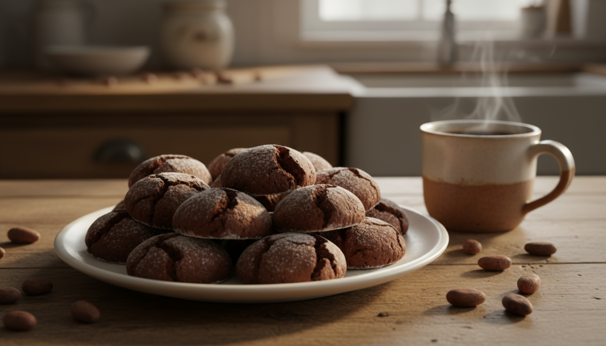 scopri la ricetta facile dei biscotti morbidi al cacao, perfetti per un dolce soffice e goloso da condividere in ogni occasione.