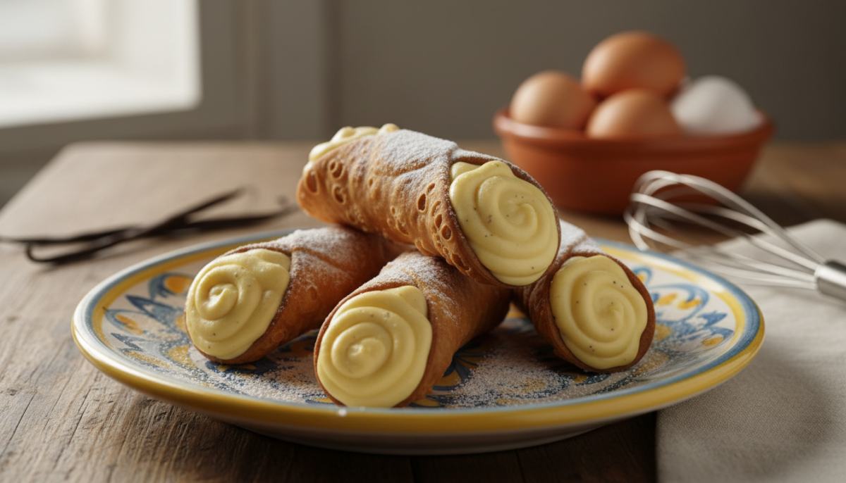 scopri la ricetta tradizionale dei cannoli con crema pasticcera, con consigli e segreti per preparare un dessert perfetto, ricco di sapore e storia.
