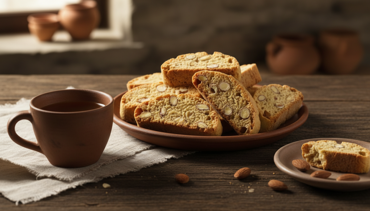 scopri la storia, la ricetta autentica e i segreti dei cantucci toscani tradizionali, i deliziosi biscotti croccanti perfetti da gustare con il vin santo.