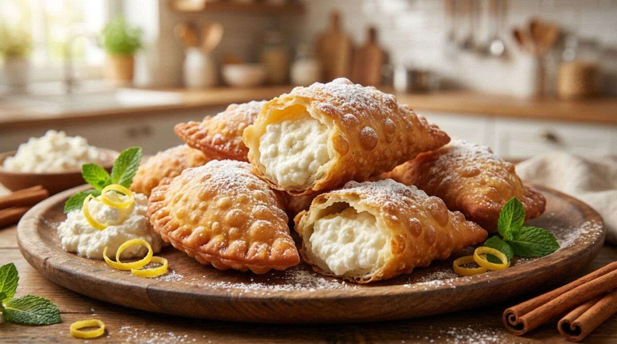 scopri la ricetta segreta per preparare le cassatelle siciliane fritte con ricotta, un dolce croccante e irresistibile perfetto per ogni occasione.