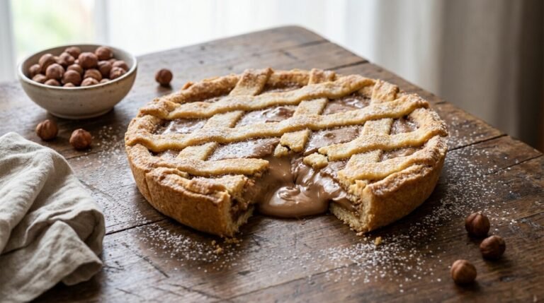 scopri come preparare una crostata con crema alla nocciola leggera e irresistibile in pochi minuti, perfetta per ogni occasione e facile da realizzare.