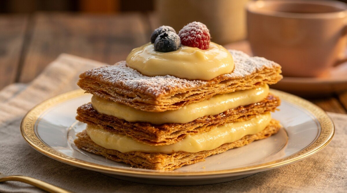 scopri la crema diplomatica perfetta per il millefoglie, il segreto di un dolce irresistibile e dal gusto bilanciato. una ricetta facile per risultati da pasticceria.