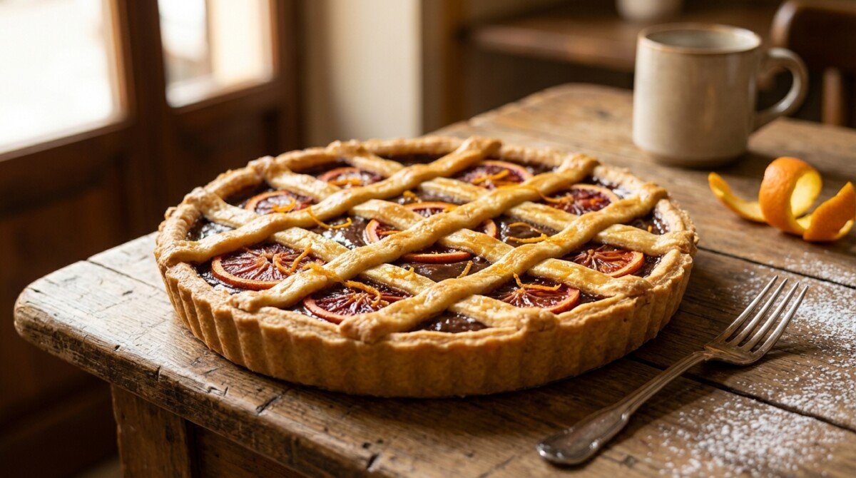 scopri la ricetta irresistibile della crostata arancia e cioccolato, un dolce che conquista tutti al primo morso con il suo perfetto equilibrio di sapori.