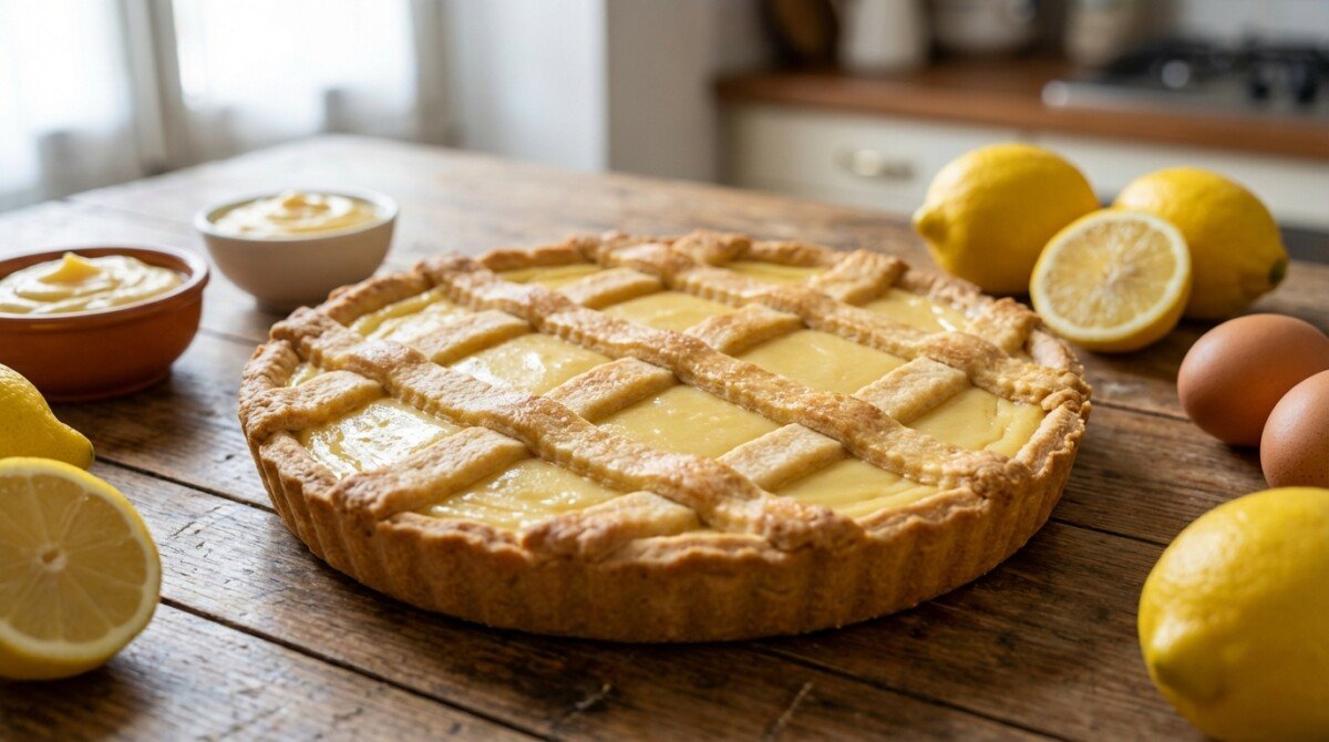 scopri la ricetta segreta della crostata salentina con crema, un dolce irresistibile che conquista tutti al primo assaggio. facile da preparare e perfetto per ogni occasione.