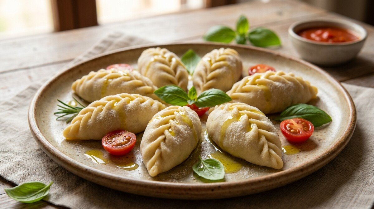 scopri l'arte tradizionale dei culurgiones chiusura a spiga, il segreto per un ripieno perfetto e irresistibile che delizierà il tuo palato ad ogni morso.