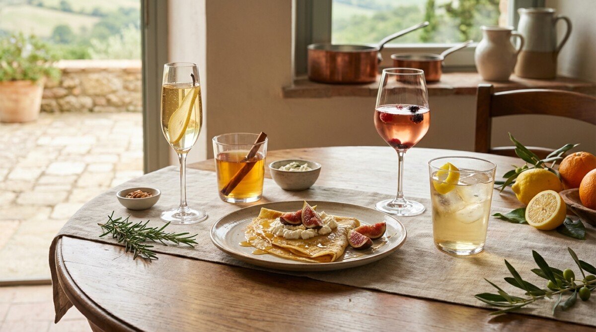 scopri l'abbinamento perfetto tra sidro e crêpe: dolce, robusto, rosato o ghiacciato, ogni combinazione esalta sapori unici per un'esperienza indimenticabile.