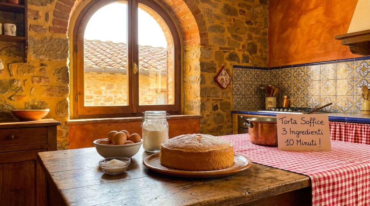 prepara un dolce super soffice in soli 10 minuti con solo 3 ingredienti irresistibili! una ricetta facile e veloce che conquisterà tutti.