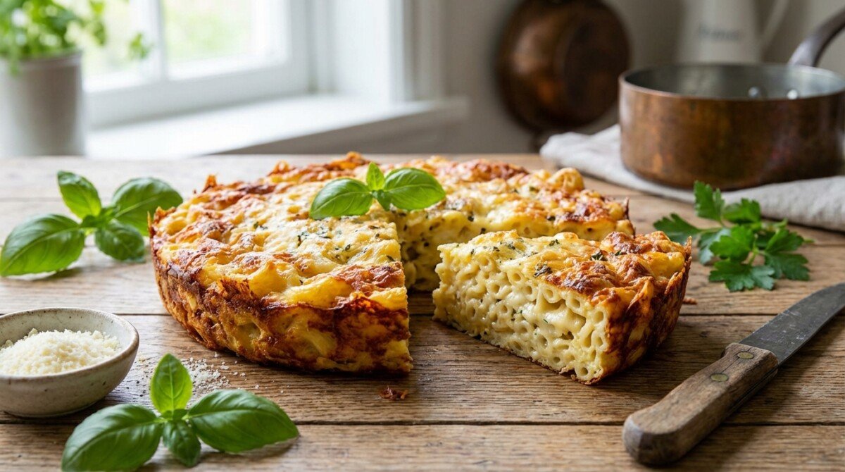 scopri la ricetta segreta della frittata di maccheroni, un modo semplice e veloce per trasformare gli avanzi in un piatto delizioso e irresistibile. perfetto per un pasto gustoso in pochi minuti!