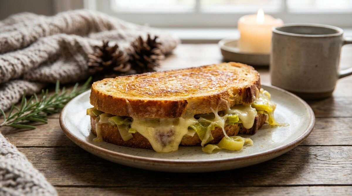 scopri la versione invernale del croque con porri ultra morbidi, pronta in soli 20 minuti. un piatto semplice e gustoso che conquista tutti a cena.