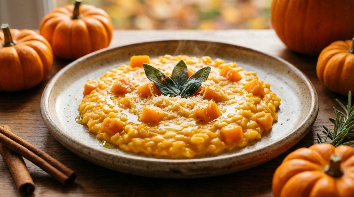scopri il risotto alla zucca mantovano, una ricetta autunnale cremosa, profumata e facile da preparare che devi assolutamente provare per un gusto autentico e avvolgente.