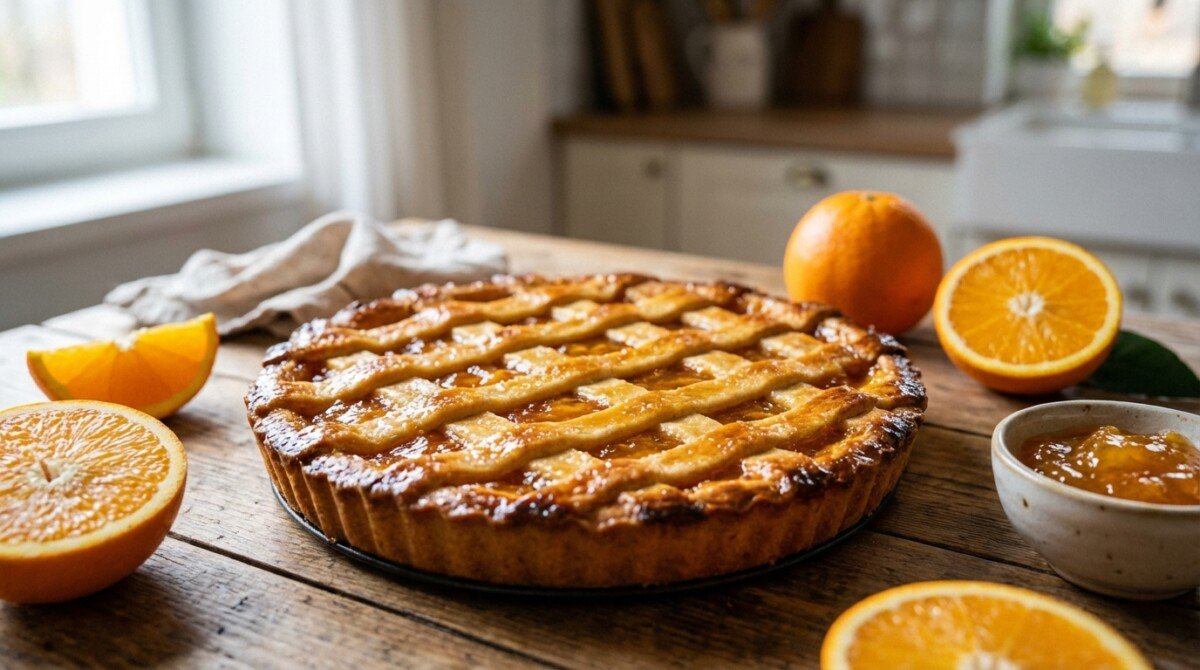 scopri la ricetta segreta della crostata con confettura di arance, un dolce irresistibile e facile da preparare che conquisterà il tuo palato.