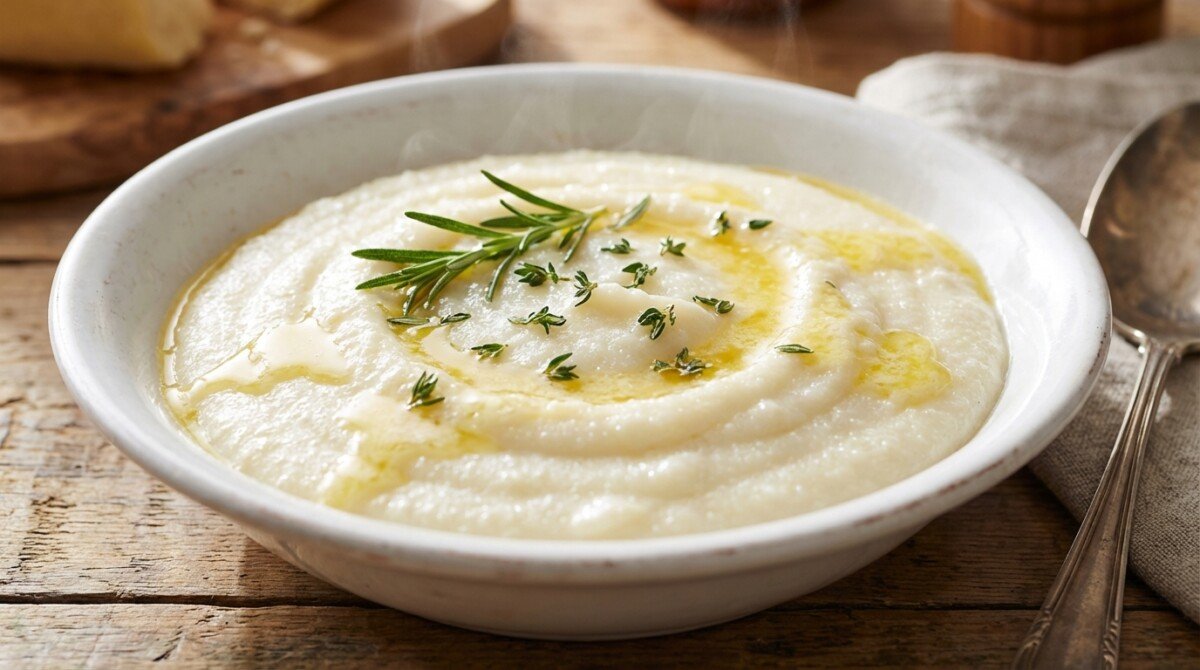 La mia ricetta per una polenta bianca cremosa e irresistibile
