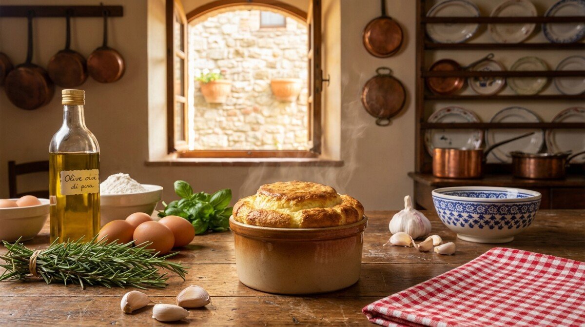 scopri la nuova ricetta veloce per riscaldare l'inverno: soufflé di capra soffice e cremoso, pronto in soli 12 minuti con ingredienti semplici che hai già in frigo.
