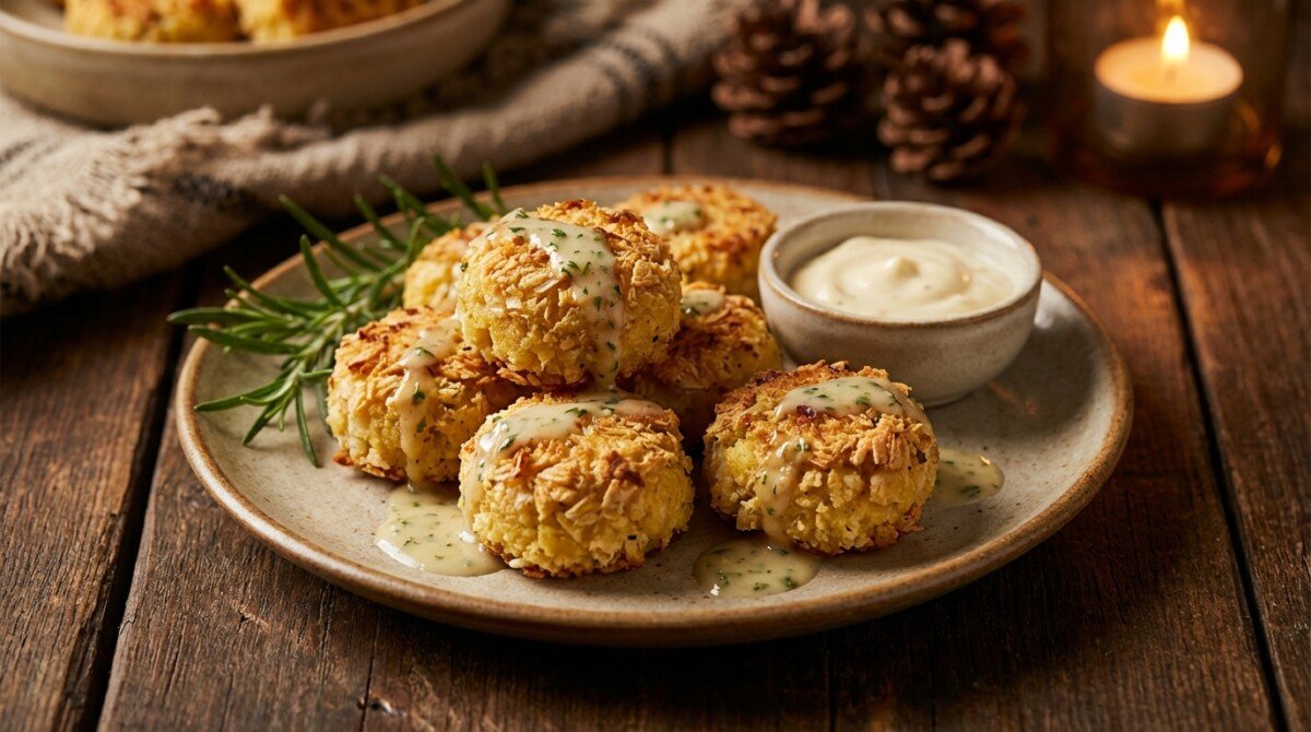 prepara crocchette di cavolfiore croccanti e dorate al forno, perfette per ogni aperitivo invernale. ricetta ultra leggera, saporita e pronta in soli 30 minuti.