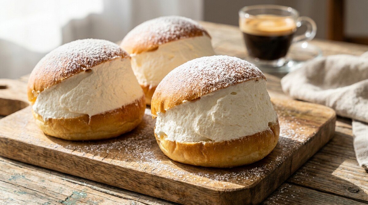 scopri la ricetta facile dei maritozzi romani con panna soffici, un dolce irresistibile perfetto per ogni occasione. provali subito e delizia il tuo palato!