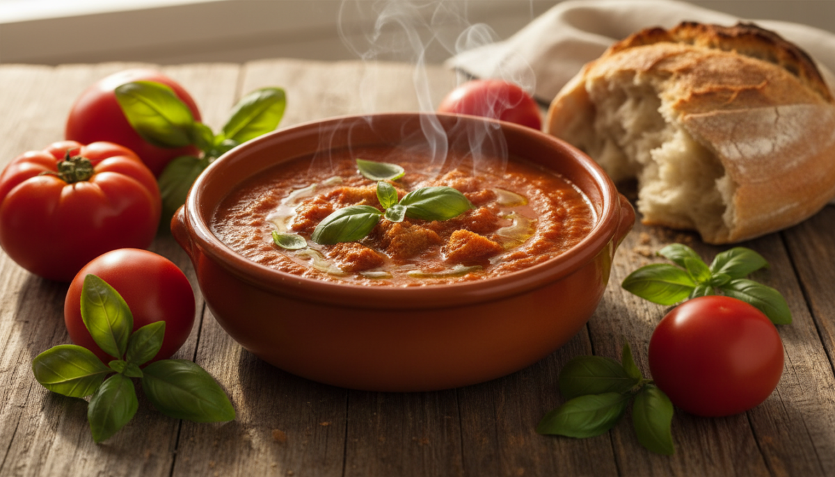 scopri la ricetta facile e veloce della pappa al pomodoro, perfetta per ogni occasione. un piatto tradizionale toscano semplice da preparare e dal gusto irresistibile.