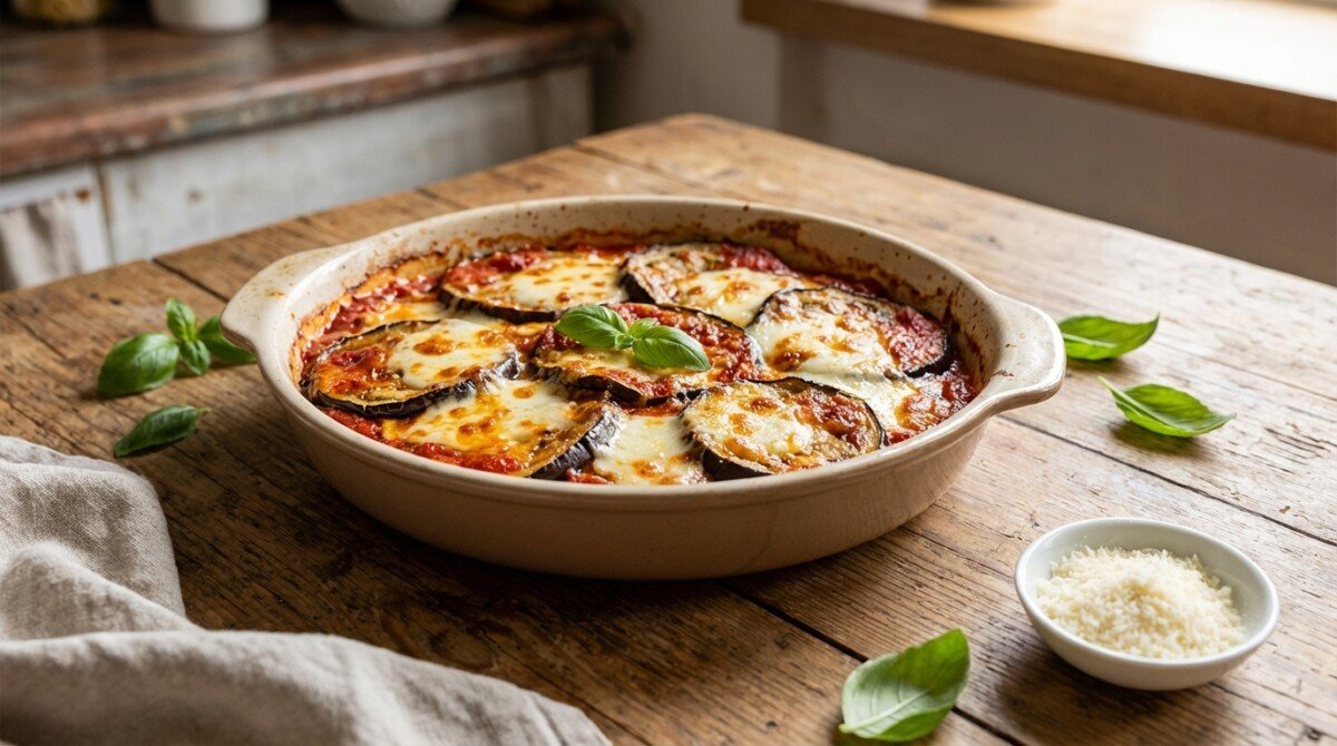 scopri la ricetta facile e veloce della parmigiana economica senza fritto, un piatto cremoso e leggero che piacerà a tutta la famiglia senza appesantire.