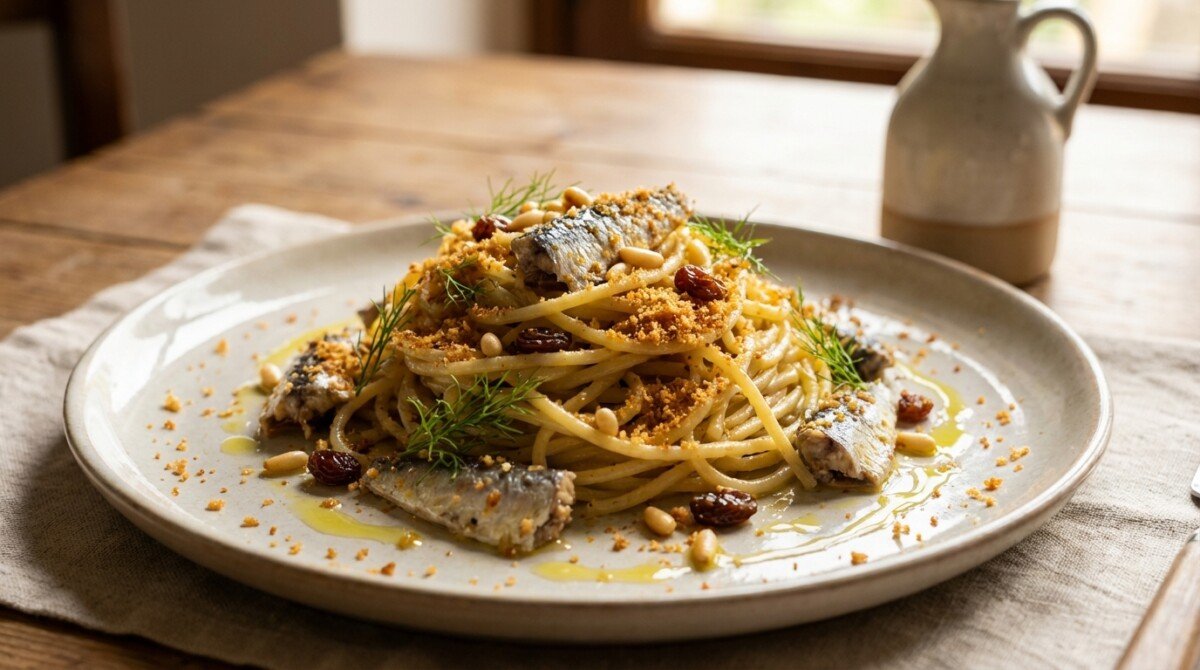scopri la ricetta tradizionale della pasta con le sarde, il piatto siciliano autentico dal sapore unico che conquisterà il tuo palato con ogni forchettata.