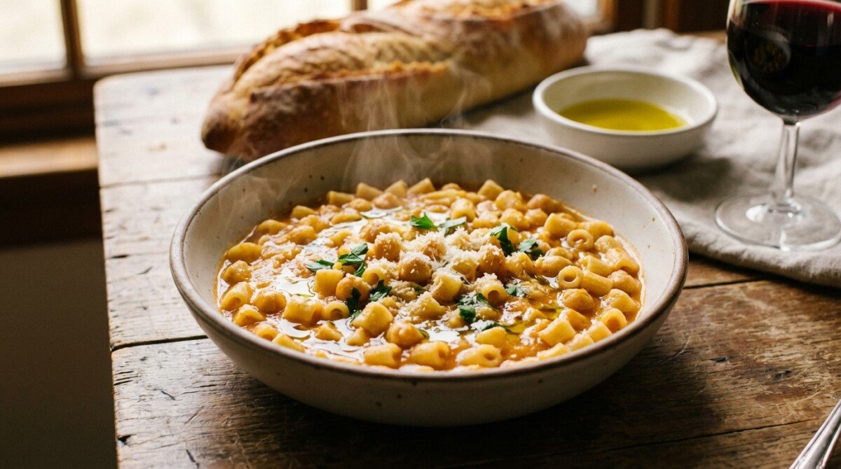 scopri la ricetta economica e semplice della pasta e ceci, un piatto gustoso che piace a tutta la famiglia senza spendere troppo.