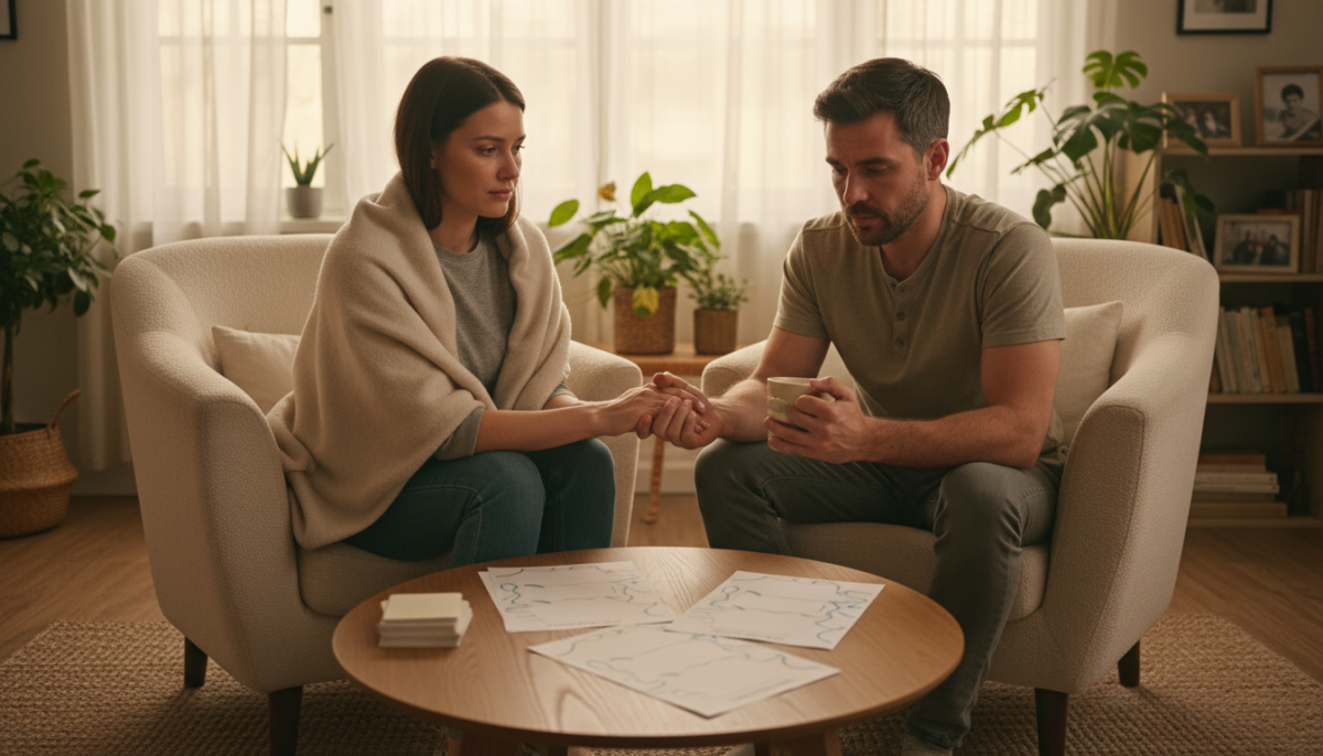 scopri quando è importante chiedere aiuto per la depressione lieve nelle coppie con le nostre schede stampabili, pensate per facilitare il dialogo e offrire supporto efficace.