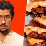 Questa è la burger “minimal” di Bad Bunny: tre ingredienti, zero fronzoli, e capisci subito perché New York ne va pazza