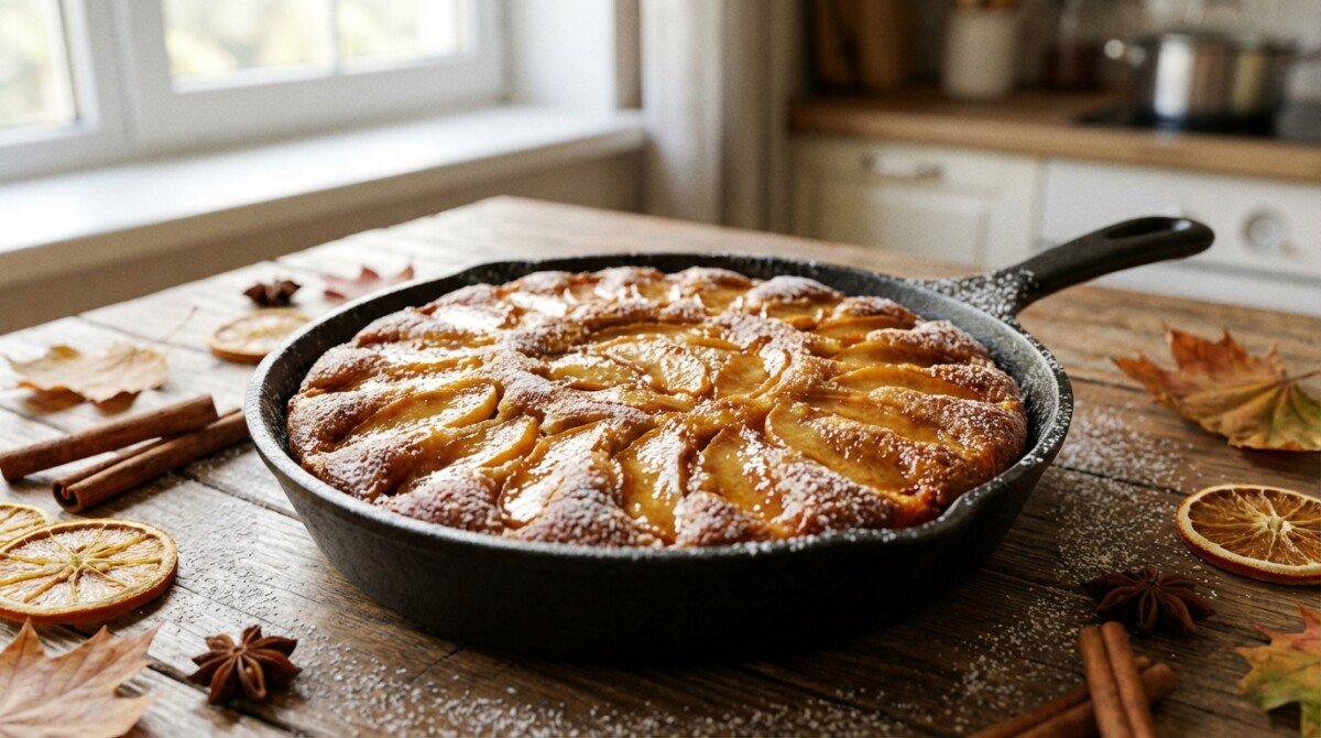 Questa torta di mele in padella: il dessert facile e veloce che conquisterà il tuo cuore