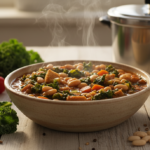 Ribollita veloce in pentola a pressione per un pranzo saporito e rapido