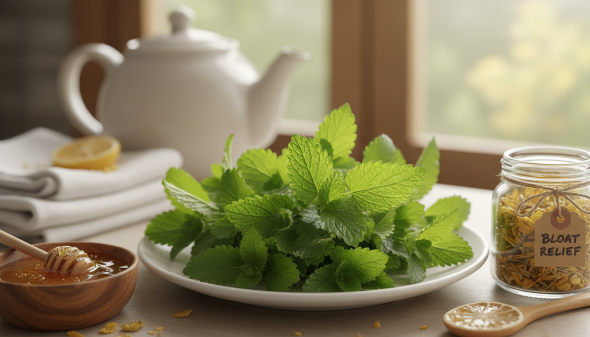 scopri la ricetta semplice con melissa per alleviare il gonfiore in modo naturale. un rimedio efficace supportato da fonti affidabili per il benessere quotidiano.