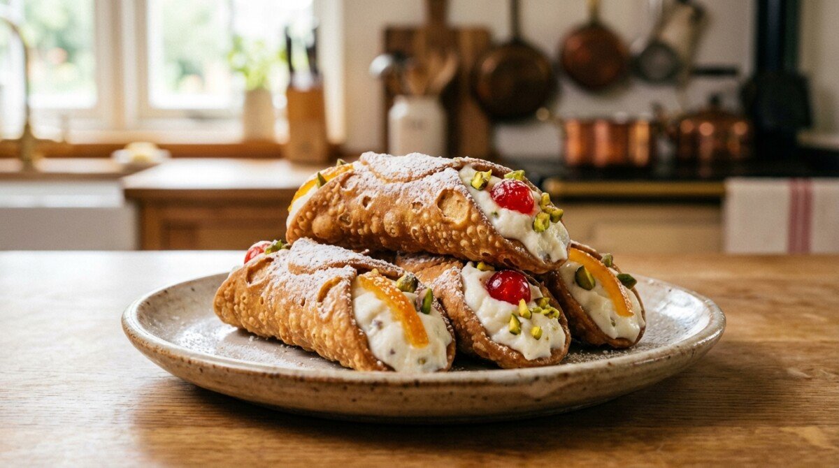 impara a preparare i cannoli siciliani autentici, facili e deliziosi, direttamente a casa tua con questa guida passo passo.