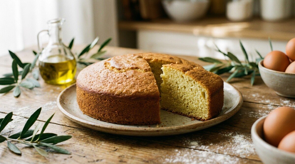 scopri la ricetta segreta per preparare la torta all'olio extravergine più soffice e genuina, con istruzioni passo passo per un dolce irresistibile.