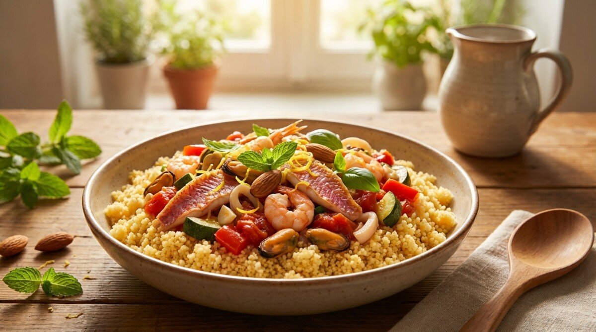 scopri come preparare facilmente il cous cous trapanese autentico a casa tua in pochi minuti, con un gusto tradizionale e ricette semplici da seguire.