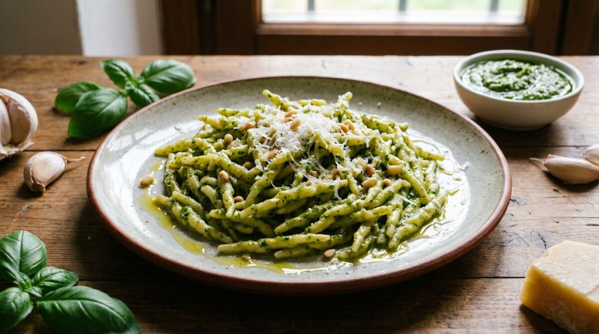 scopri la ricetta autentica del pesto alla genovese, il condimento tradizionale che darà un sapore unico e irresistibile alla tua pasta. preparalo facilmente con ingredienti freschi e vivi un'esperienza culinaria genuina.