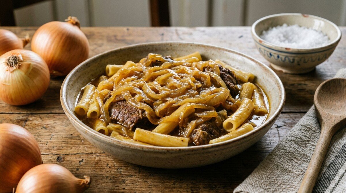 scopri come preparare la genovese economica con cipolle, una ricetta tradizionale che unisce sapore intenso e convenienza per un pasto gustoso e facile da realizzare.