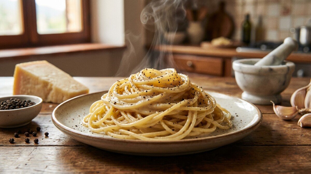 scopri come preparare una ricetta economica di cacio e pepe con ingredienti semplici e di base per un piatto gustoso e facile da realizzare in poco tempo.
